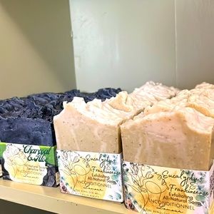 All-natural soap! Made with 20+ different oils that help  your skin look healthy